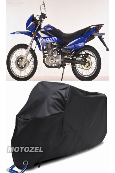 AutoZEL كانوني إندورو 200 قماش مشمع أسود للدراجات النارية مقاوم للماء (متوافق...