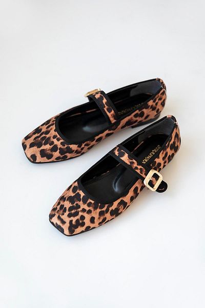 STRASWANS Carlisa Women's - Leopard Patterned Ballerina Belt