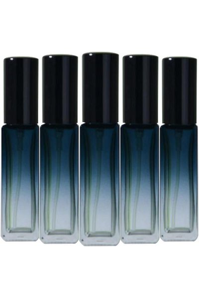 COOYA 5Pcs Glass Sprayer Bottle Set, Mini Refillable Perfume Atomizer Portable for Travel Gift 10ML/0.35OZ
