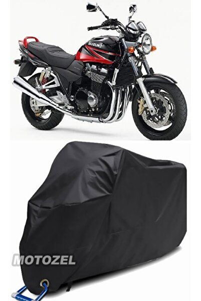 MotoZEL قماش القنب الأسود المتوافق مع قفل سوزوكي GSX 1400 مقاوم للماء