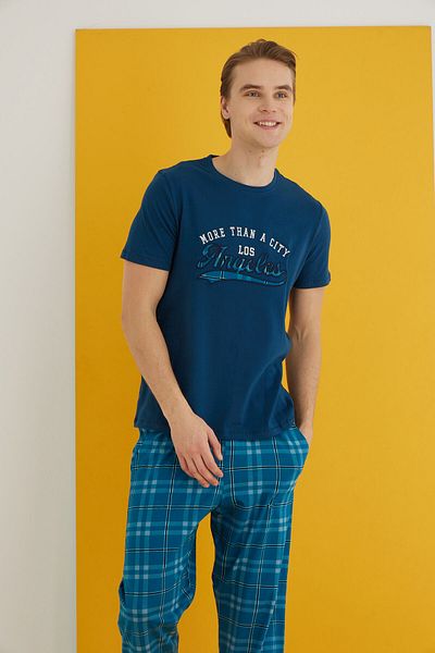 ELİTOL Combed Men's Pajama Suit
