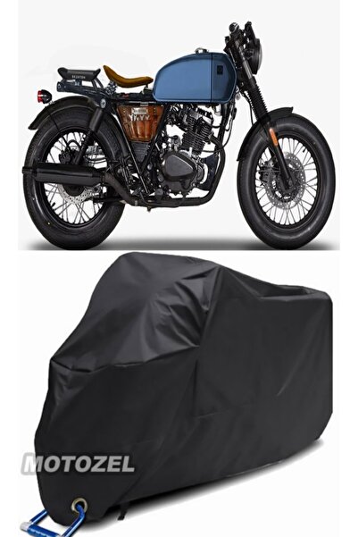 MotoZEL قماش القنب الأسود المتوافق مع قفل Brixton Rayburn 125 مقاوم للماء