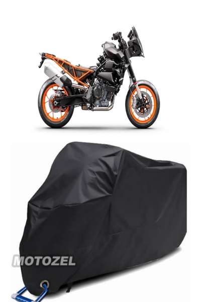 AutoZEL KTM 890 SMT غطاء دراجة نارية أسود مقاوم للماء (متوافق مع القفل)