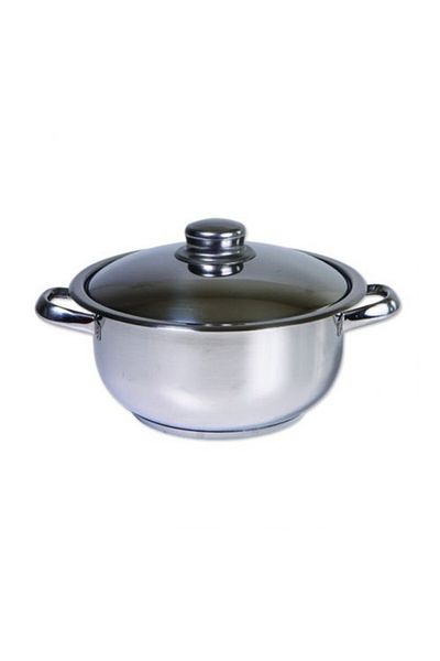 Floria Stainless steel pot with lid ZLN-7253, COCINERA, diameter 24 cm, capacity 6 L
