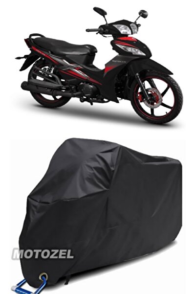 MotoZEL قماش القنب الأسود المتوافق مع قفل Motoran Furia مقاوم للماء