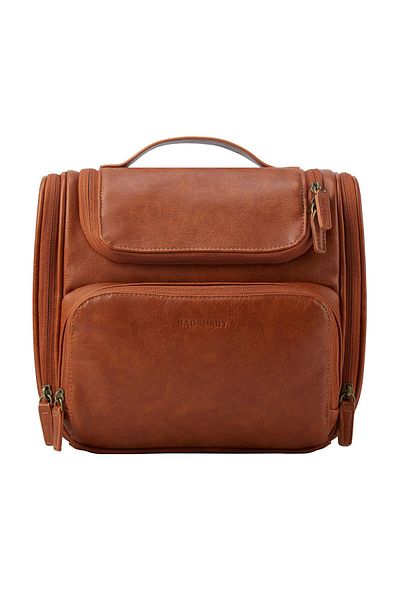 BAGSMART - مجموعة أدوات السفر الجلدية