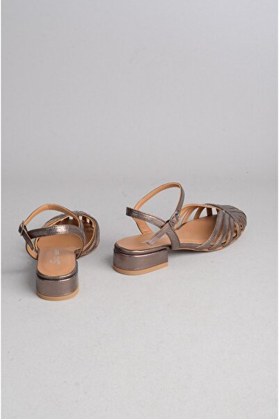 SEÇ KUNDURA Seç 024 Genuine Leather Women's Shoes (Heel Height: 3cm) Bronze