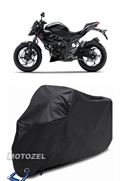MotoZEL قماش القنب الأسود المتوافق مع قفل Kawasaki Z 250SL مقاوم للماء