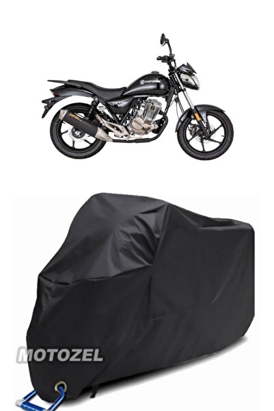 AutoZEL غطاء دراجة نارية Mondial 125 Vulture i أسود مقاوم للماء (متوافق مع ال...