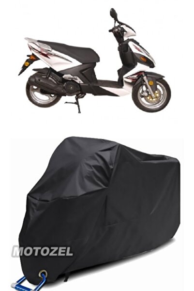 AutoZEL قماش ليفان إيجل 125 أسود للدراجات النارية مقاوم للماء (متوافق مع القفل)