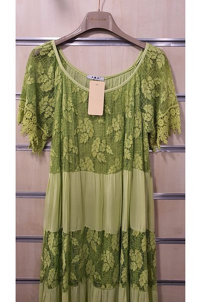 Park Moda ROCHIE ITALIANĂ SCURTĂ CU DETALII DE DANTELĂ