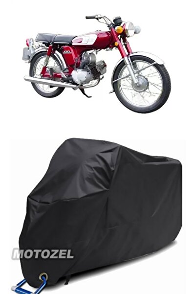 MotoZEL حقيبة ظهر سوداء من Yamaha YB 100 وقماش قنب للدراجات النارية متوافق مع...