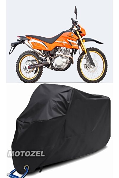 MotoZEL حقيبة خلفية سوداء من Motoran Cross XF-250 ومتوافقة مع قماش القنب للدر...