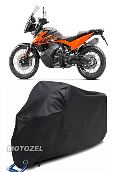 MotoZEL قماش القنب الأسود المتوافق مع قفل KTM 890 Adventure مقاوم للماء