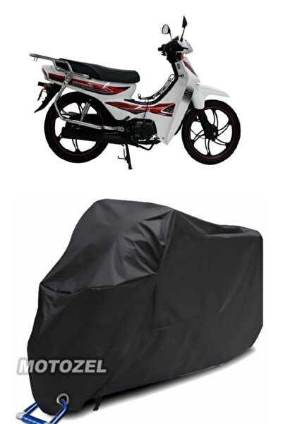 MotoZEL قماش مشمع أسود للدراجات النارية من مونديال 100 SFC متوافق مع قفل X ال...