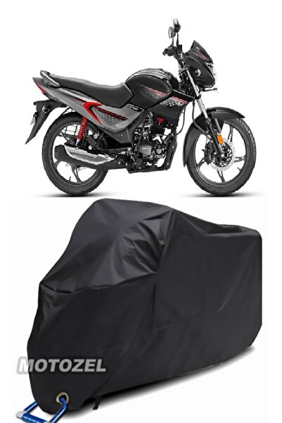 MotoZEL قماش مشمع أسود مقاوم للماء متوافق مع قفل هيرو جلامور للدراجات النارية