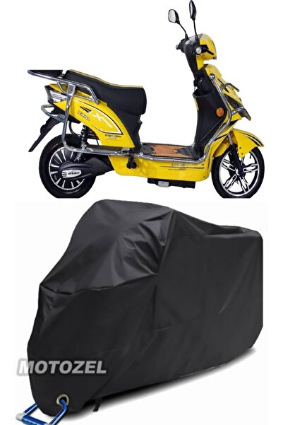 AutoZEL Kral Motor KR-41 L Epico Black Motorbike Canvas مقاوم للماء (متوافق م...
