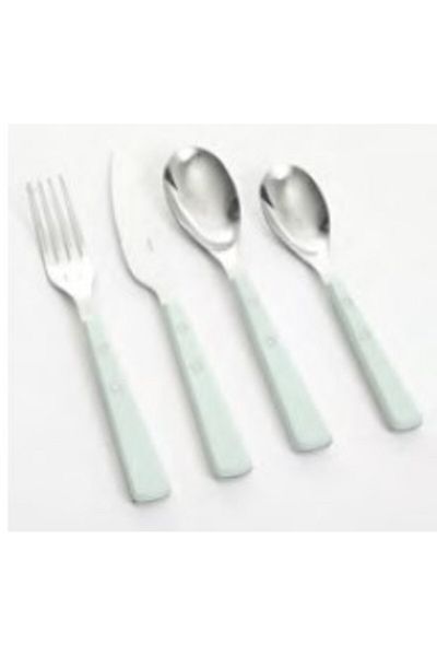 Martha Stewart Watercliffe Cutlery blue 16 Pcs Blue
