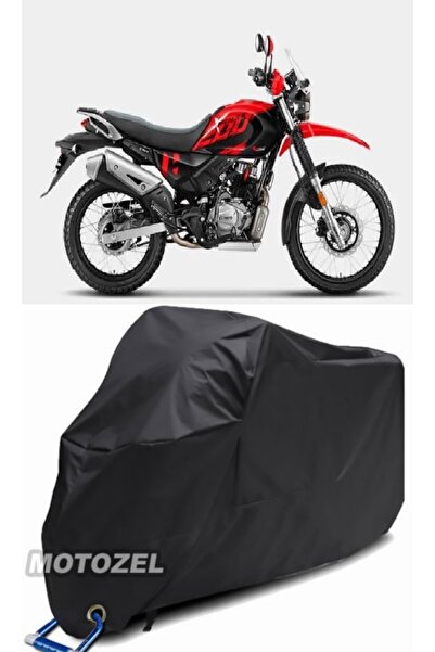 MotoZEL حقيبة ظهر Hero XPulse 200 سوداء اللون وقماش دراجة نارية متوافق مع الق...