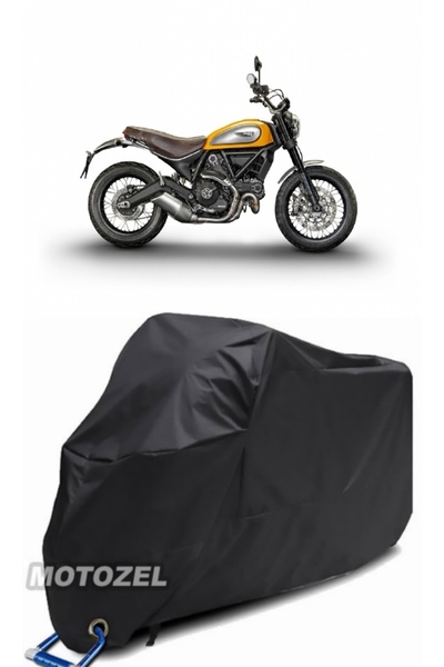 AutoZEL دوكاتي تشويش إذاعي كلاسيكي أسود للدراجات النارية مقاوم للماء (متوافق ...