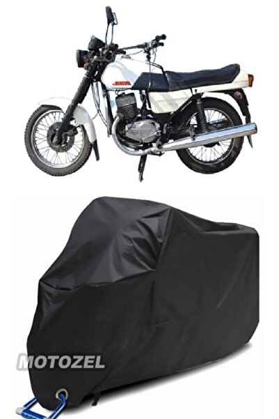 AutoZEL Jawa 350 Twin Sport Black Motorcycle Canvas مقاوم للماء (متوافق مع ال...
