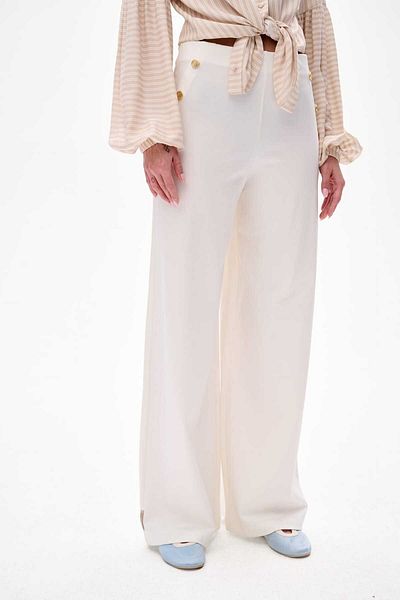 Blue Shadow Women's Trousers Endorfina Pannacotta