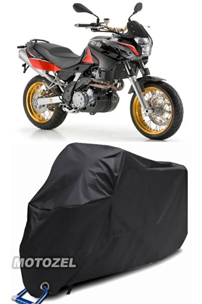 MotoZEL قماش مشمع أسود للدراجات النارية أبريليا بيجاسو 650 متوافق مع القفل مق...