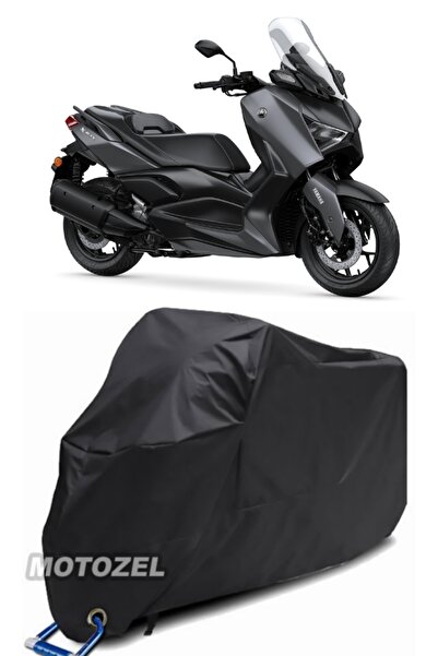 MotoZEL حقيبة خلفية سوداء من Yamaha X-Max 300 ABS وقماش قنب للدراجات النارية ...