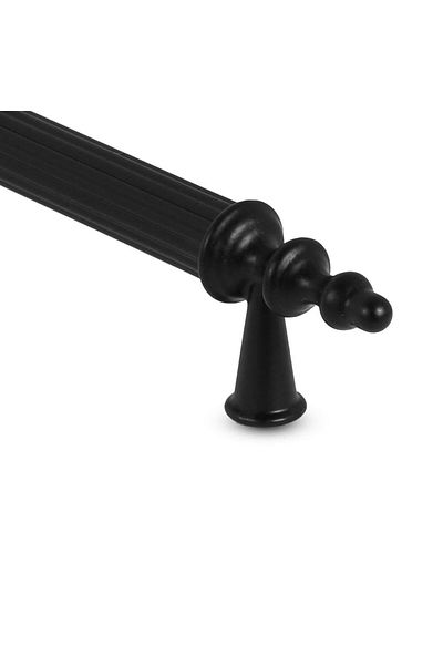 Badem10 (PLASTIC HARD) 20 buc Polavit 96 mm negru Mobilier Bucătărie Sertar Dulap Mâner dulap Mâner