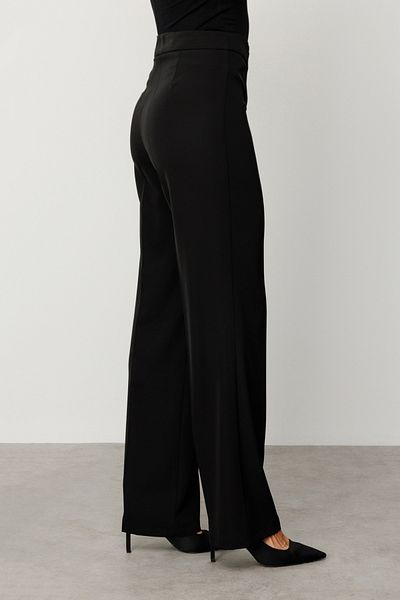 Ekol Yüksel High Waisted Wide Leg Classic Women's Trousers 25Yekl06504