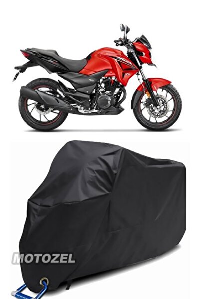 MotoZEL قماش القنب الأسود المتوافق مع قفل Hero Hunk 200R مقاوم للماء