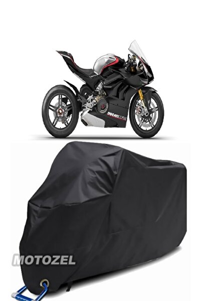 MotoZEL قماش القنب الأسود المتوافق مع قفل Ducati Panigale V4 SP مقاوم للماء
