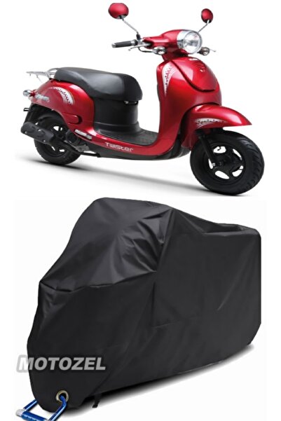 MotoZEL قماش القنب الأسود المتوافق مع قفل Kuba Twister 50 مقاوم للماء