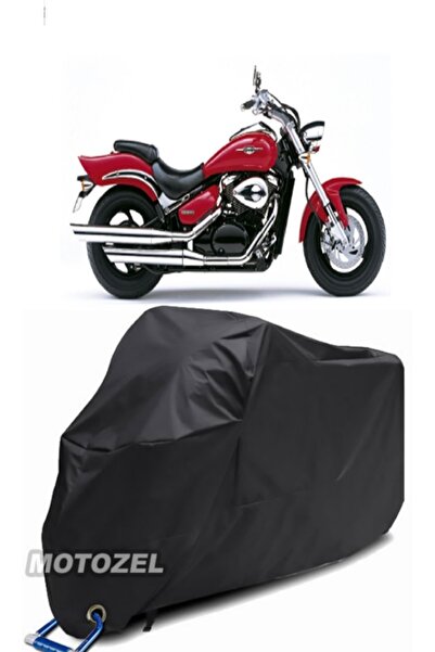 MotoZEL قماش القنب الأسود المتوافق مع قفل الدخيل لسوزوكي VL 800 مقاوم للماء