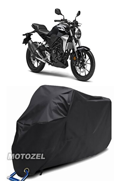 MotoZEL قماش القنب الأسود المتوافق مع قفل Honda CB 250 R مقاوم للماء