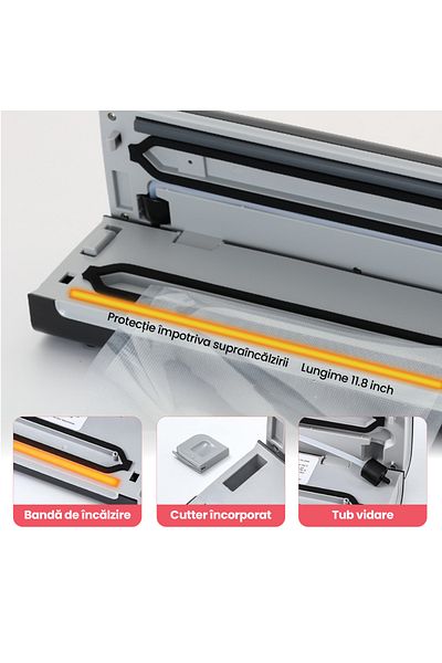 STARCREST STARCREST VS-3230X Vacuum Sealer, 130W, Touch Control, 5 Functions, Vacuum Hose