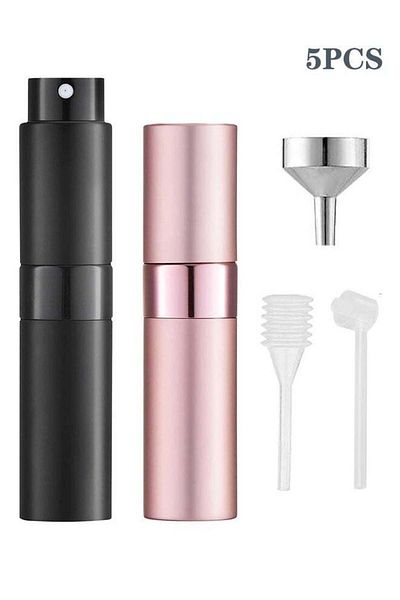 COOYA Portable Perfume Atomizer Kit, with Liquid Dispensing Tool, 2Pcs 10ml, Refillable Liquid Sprayer
