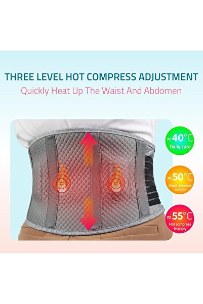 Tastech SIRT DESTEKLİ ISITMALI BEL MASAJ KEMERİ AYARLANABİLİR ISI VE TİTREŞİM...