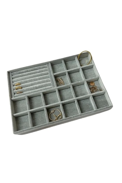 MeGass Dekor حامل مجوهرات من قماش الجلد المدبوغ موديل باكو من الإنتاج المحلي ...