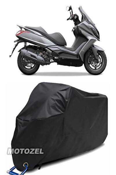 MotoZEL قماش القنب الأسود المتوافق مع قفل Kymco Downtown 125i مقاوم للماء