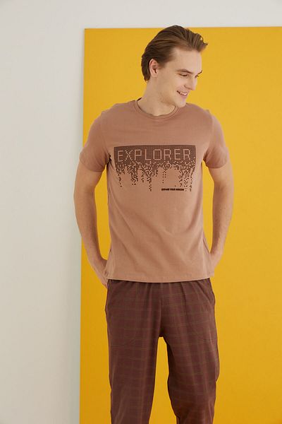 ELİTOL Combed Men's Pajama Suit