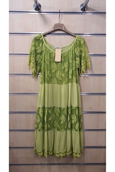 Park Moda ROCHIE ITALIANĂ SCURTĂ CU DETALII DE DANTELĂ