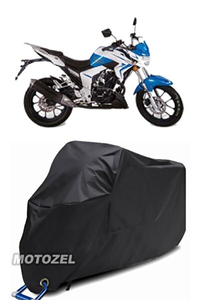 MotoZEL قماش مشمع أسود للدراجات النارية من فالكون شارب 150 متوافق مع القفل ال...