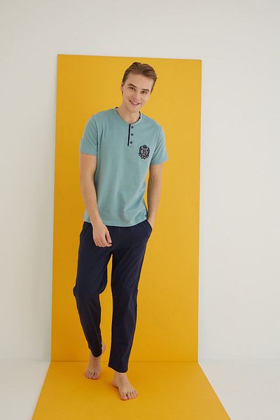 ELİTOL Combed Men's Pajama Suit