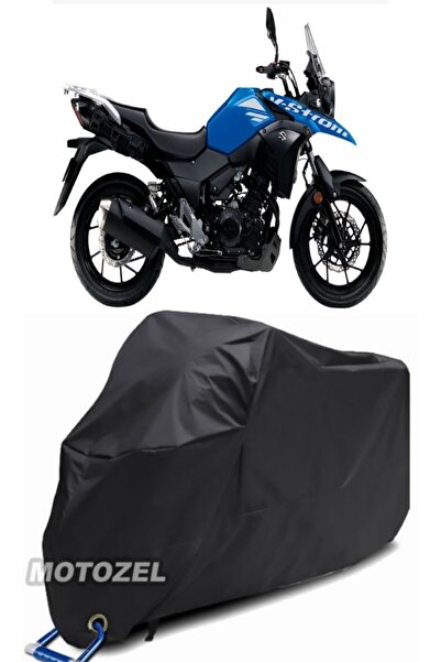 MotoZEL قماش مشمع للدراجات النارية سوزوكي V-ستروم 250 متوافق مع القفل أسود مق...