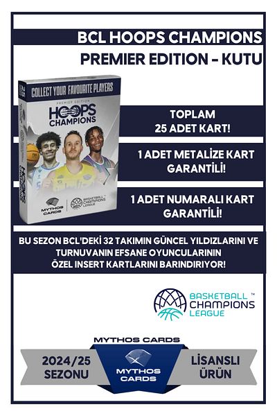 Mythos Cards Bcl Hoops Champions Premier Edition Game Card Box