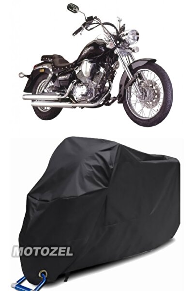 AutoZEL قماش ليفان LF250-B أسود للدراجات النارية مقاوم للماء (متوافق مع القفل)