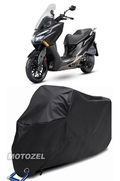 MotoZEL قماش القنب الأسود المتوافق مع قفل Kymco Xtown 250 CT مقاوم للماء