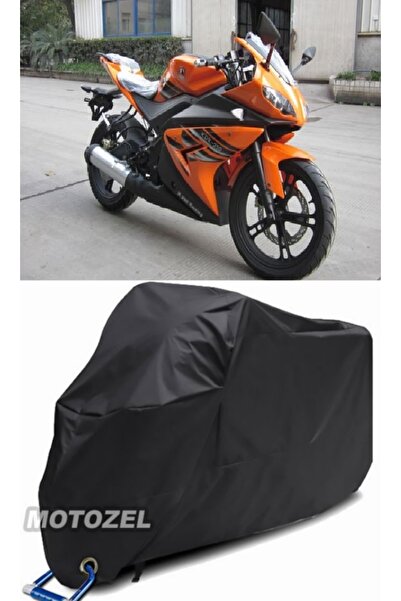 MotoZEL Kad?rga KDR-250 قفل متوافق مع القماش المشمع الأسود للدراجات النارية م...