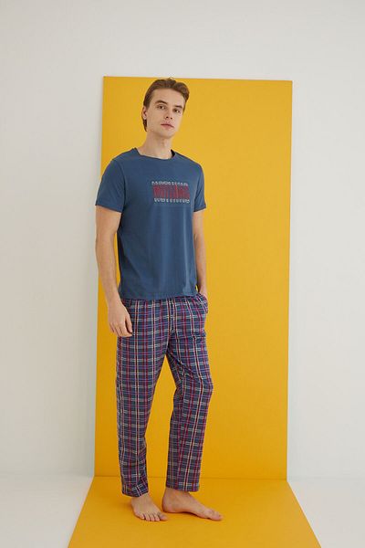 ELİTOL Combed Men's Pajama Suit